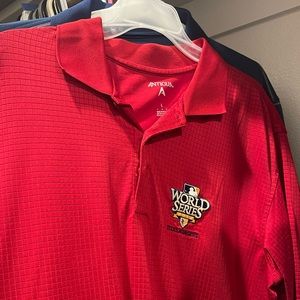 2010 Texas Rangers World Series Golf Polo